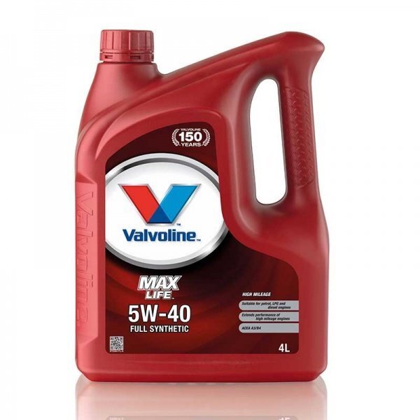 Dzinēja eļļa Valvoline MAXLIFE 5W40, 4L cena un informācija | Motoreļļas | 220.lv