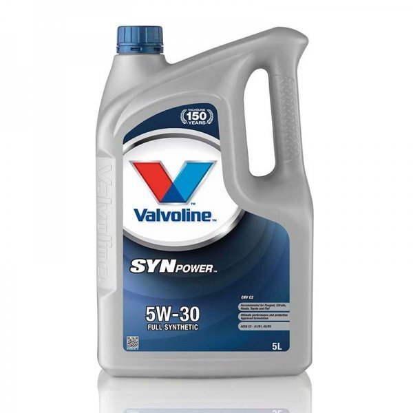 Dzinēja eļļa Valvoline Synpower ENV C2 5W30, 5L cena un informācija | Motoreļļas | 220.lv