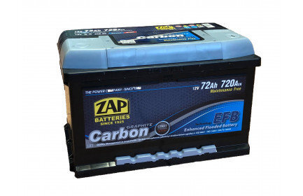 ZAP Carbon EFB 75Ah 720A akumulators цена и информация | Akumulatori | 220.lv