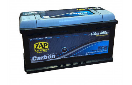 ZAP Carbon EFB 100Ah 800A akumulators цена и информация | Akumulatori | 220.lv