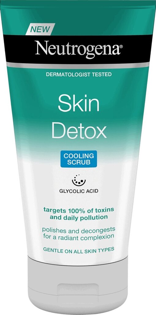 Dziļi attīrošs sejas skrubis NEUTROGENA Skin Detox 150 ml cena un informācija | Sejas ādas kopšana | 220.lv