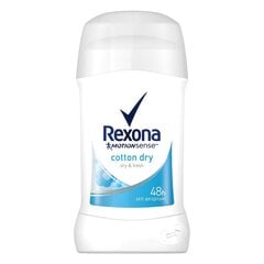 Zīmuļa dezodorants - antiperspirants Rexona Motion Sense Cotton Dry sievietēm 40 ml cena un informācija | Dezodoranti | 220.lv