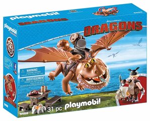 9460 PLAYMOBIL® Dragon, Zvejnieks ar pūķi cena un informācija | Konstruktori | 220.lv