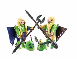 70042 PLAYMOBIL® Dragon, Rafnats un Tafnats ar lidojošiem tērpiem cena un informācija | Konstruktori | 220.lv