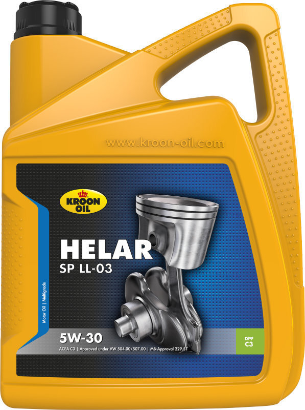 Eļļa KROON-OIL Helar SP 5W-30 LL-03, 5L cena un informācija | Motoreļļas | 220.lv