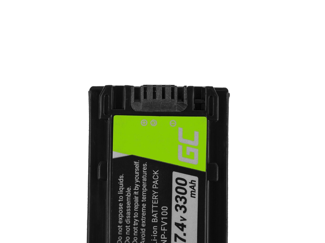 Green Cell® piemērots Sony DCR-DVD506E DCR-DVD510E HDR-CX116E HDR-CX130 HDR-CX155E HDR-UX9E 7.4V 3300mAh cena un informācija | Akumulatori fotokamerām | 220.lv