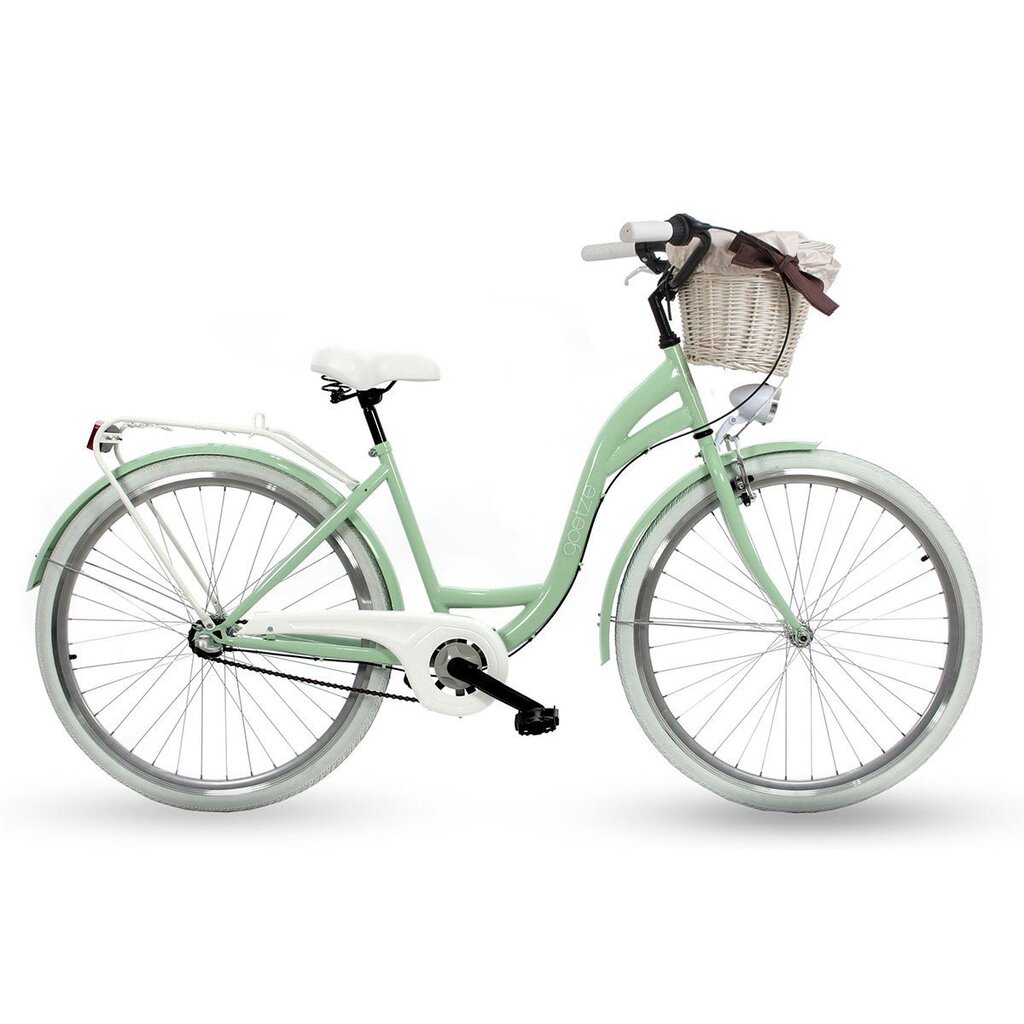 Sieviešu pilsētas velosipēds Goetze Colours Nexus 3 28", zaļš/balts cena un informācija | Velosipēdi | 220.lv