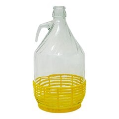Стеклянная бутылка в пластиковой корзине Dama, 5 Л цена и информация | Посуда и принадлежности для консервирования | 220.lv