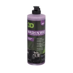3D WASH N WAX – automašīnas šampūns ar vasku (16oz) цена и информация | Автохимия | 220.lv