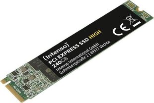 Intenso SSD PCI Express 240 ГБ цена и информация | Внутренние жёсткие диски (HDD, SSD, Hybrid) | 220.lv