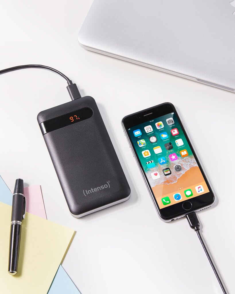 Intenso PD10000 black 7332330 (10000mAh) cena un informācija | Lādētāji-akumulatori (Power bank) | 220.lv