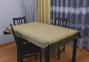 Galdauts Omega, 160x180 cm, melns-krēmkrāsas cena un informācija | Galdauti, salvetes | 220.lv