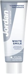Zobu pasta Jordan White Smile, 75 ml cena un informācija | Zobu pastas, birstes | 220.lv