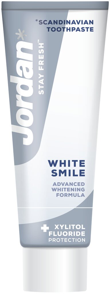 Zobu pasta Jordan White Smile, 75 ml цена и информация | Zobu pastas, birstes | 220.lv