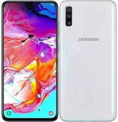 Samsung Galaxy A70 6/128 GB, Dual SIM SN-A705FZWUSEB White цена и информация | Мобильные телефоны | 220.lv