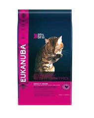 Сухие корма EUKANUBA для взрослых стерилизованных кошек / контроля веса, 10 кг цена и информация | Сухой корм для кошек | 220.lv