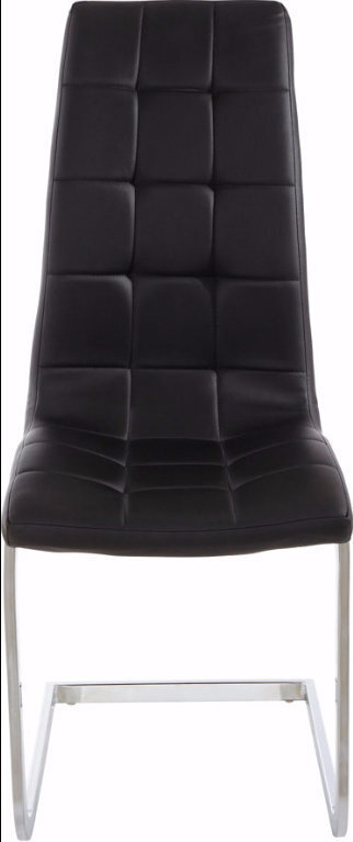 2 krēslu komplekts Bruno, melns cena un informācija | Virtuves un ēdamistabas krēsli | 220.lv
