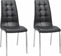 2 krēslu komplekts Anima, melns