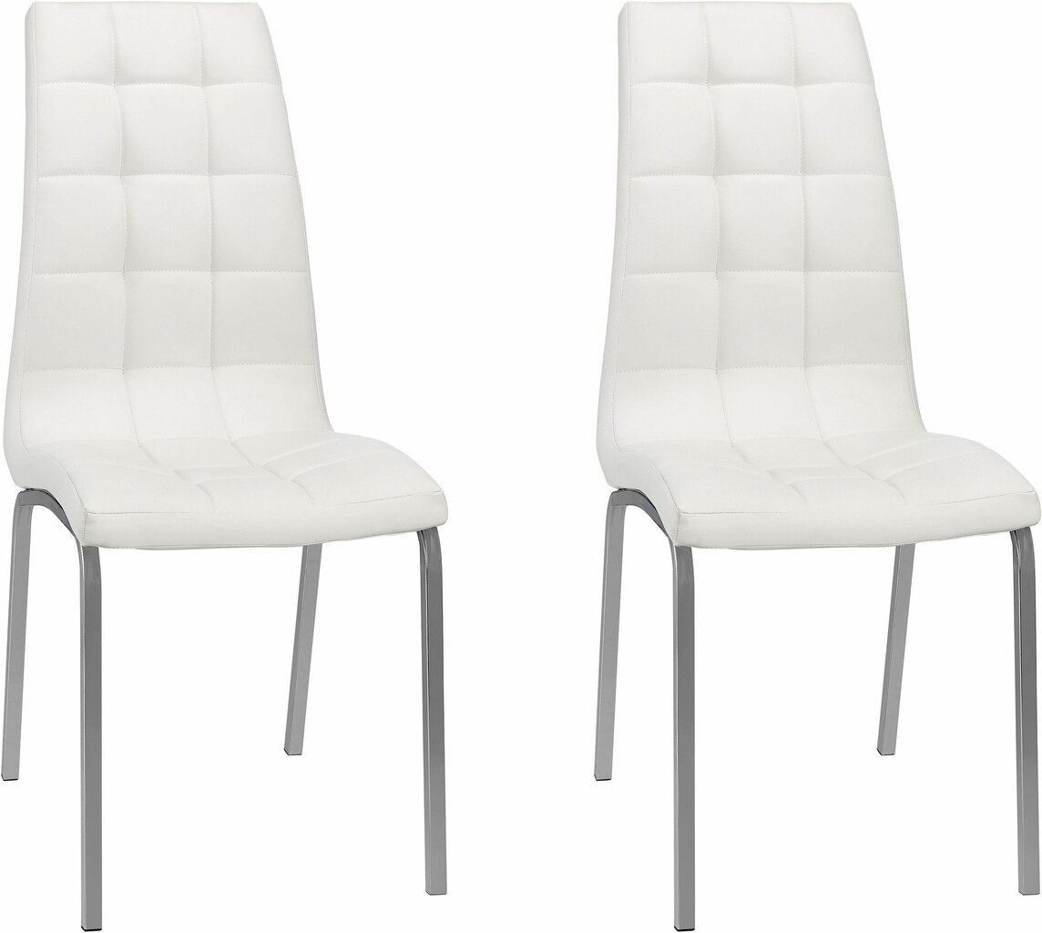 2 krēslu komplekts Anima, balts cena un informācija | Virtuves un ēdamistabas krēsli | 220.lv