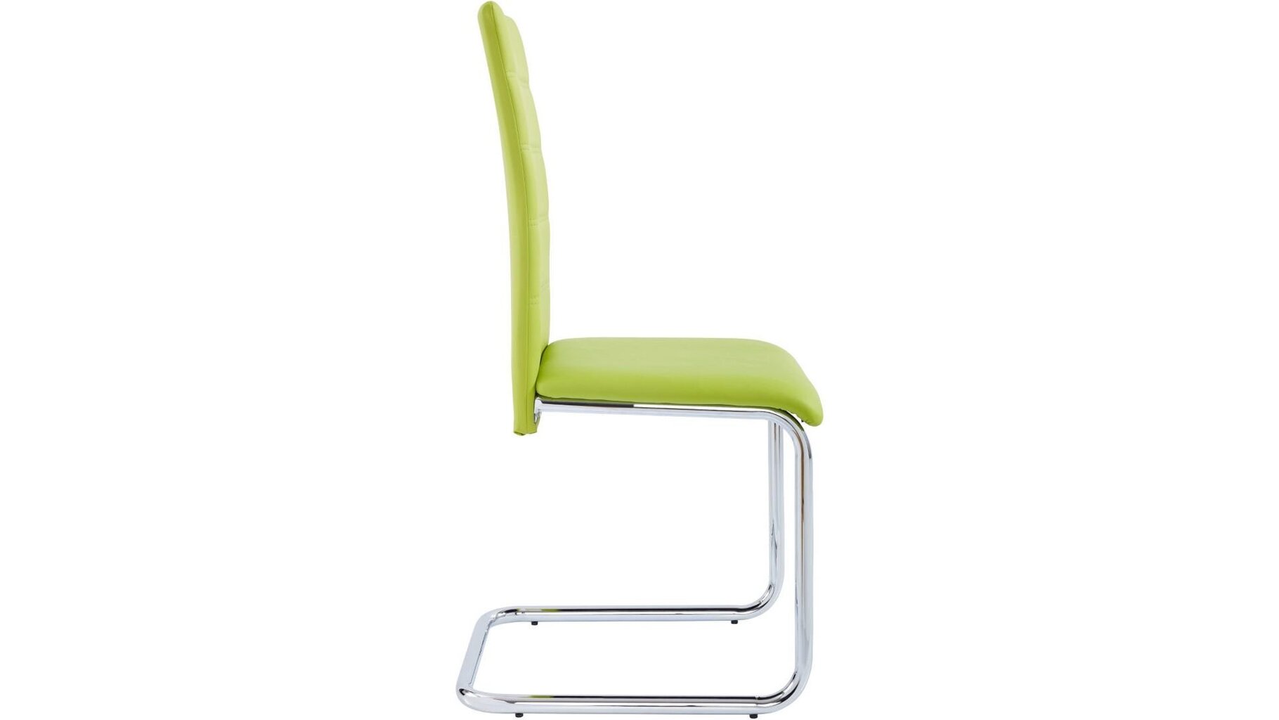 2 krēslu komplekts Amber, zaļš cena un informācija | Virtuves un ēdamistabas krēsli | 220.lv
