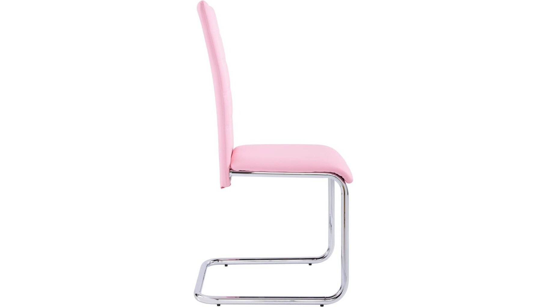 2 krēslu komplekts Amber, rozā cena un informācija | Virtuves un ēdamistabas krēsli | 220.lv