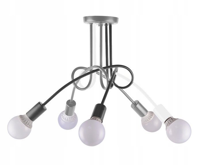 Piekaramā lampa Modern 5, grey cena un informācija | Piekaramās lampas | 220.lv