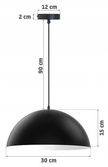 Piekaramā lampa Mezo black cena un informācija | Piekaramās lampas | 220.lv