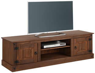 Телевизионный столик Alfredo, коричневый цена и информация | Тумбы под телевизор | 220.lv