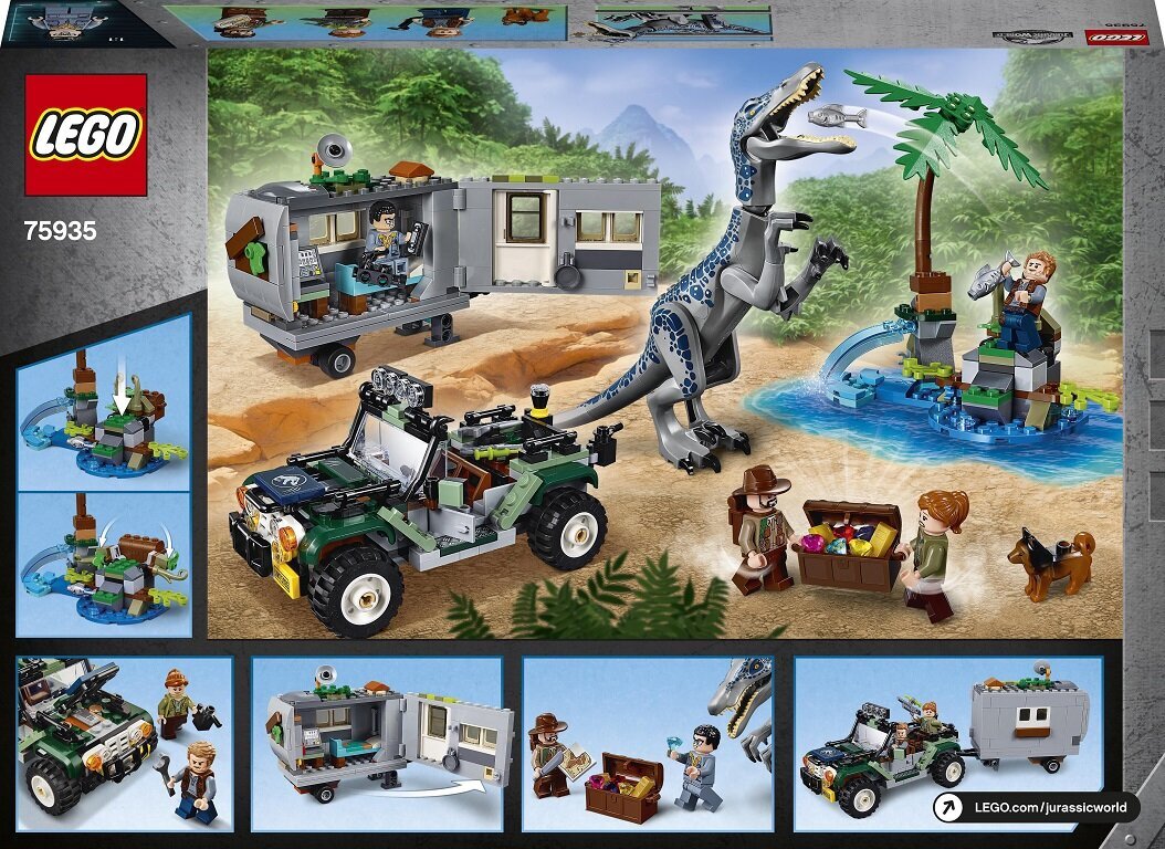 75935 LEGO® Jurassic World Sastapšanās ar barioniksu cena un informācija | Konstruktori | 220.lv