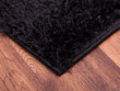 Paklājs Shaggy Black, melns, 140 x 190 cm цена и информация | Paklāji | 220.lv