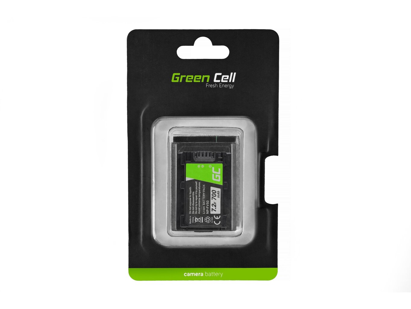 Green Cell® piemērots Sony DCR-DVD506E DCR-DVD510E HDR-CX116E HDR-CX130 HDR-CX155E HDR-UX9E 7.2V 700mAh цена и информация | Akumulatori fotokamerām | 220.lv