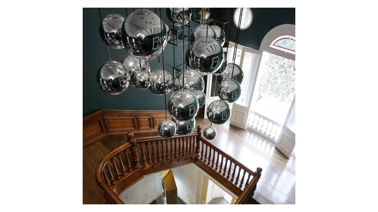 Piekaramā lampa Silver Ball 3 cena un informācija | Piekaramās lampas | 220.lv