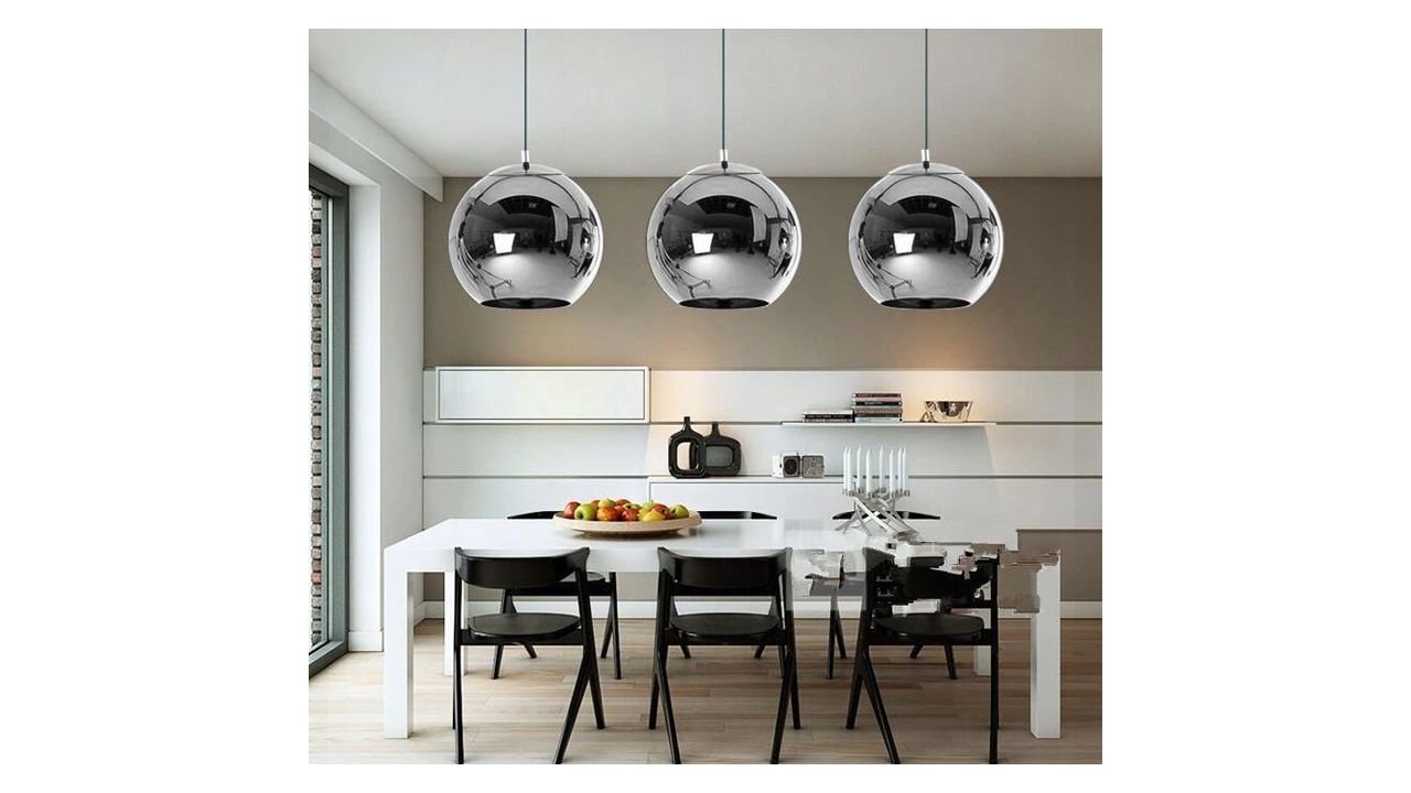 Piekaramā lampa Silver Ball 3 цена и информация | Piekaramās lampas | 220.lv