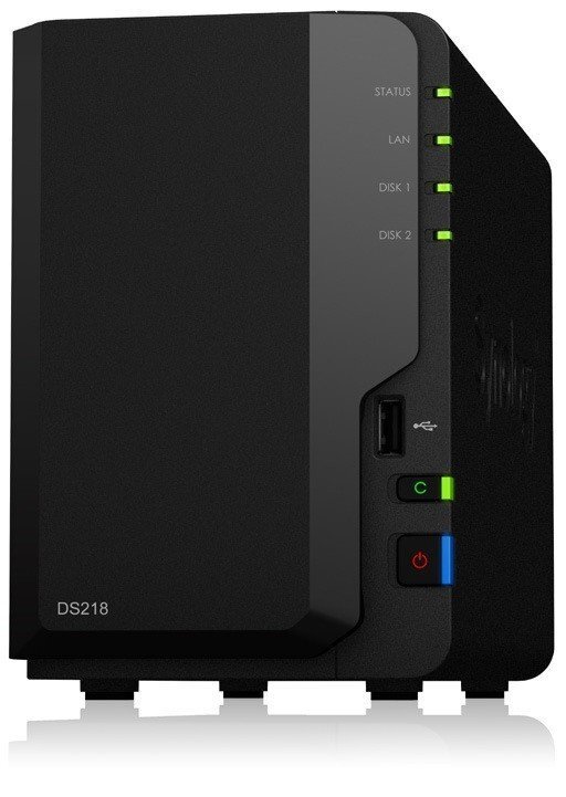 Synology DS218 cena un informācija | Ārējie cietie diski | 220.lv