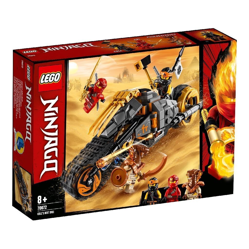 70672 LEGO® NINJAGO Cole jaudīgs motocikls цена и информация | Konstruktori | 220.lv