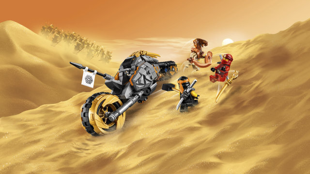 70672 LEGO® NINJAGO Cole jaudīgs motocikls cena un informācija | Konstruktori | 220.lv