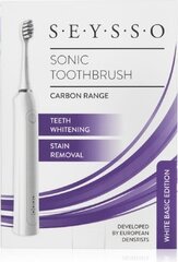Электрическая зубная щетка Seysso Carbon White SE005WHT, белая цена и информация | Электрические зубные щетки | 220.lv