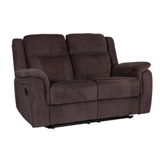 Divvietīgs dīvāns Norman, brūns cena un informācija | Dīvāni | 220.lv