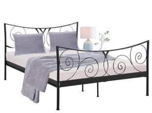 Кровать Isabelle, 180х200 см, черная цена и информация | Кровати | 220.lv