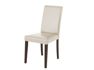 Комплект из 2-х стульев Liva Creme, кремового/темно-коричневого цвета цена и информация | Стулья для кухни и столовой | 220.lv