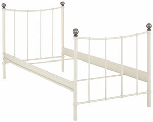 Кровать Merkur 90х200 см, белая цена и информация | Кровати | 220.lv