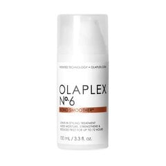 Восстанавливающий крем для волос Olaplex No.6 Bond Smoother, 100 мл цена и информация | Распылите крем-спрей на волосы на расстоянии 20-25 см, расчешите их расческой. | 220.lv