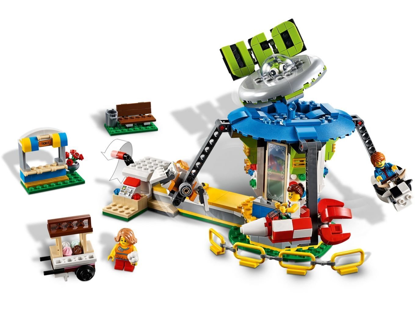 31095 LEGO® Creator Atrakciju parka karuselis cena un informācija | Konstruktori | 220.lv