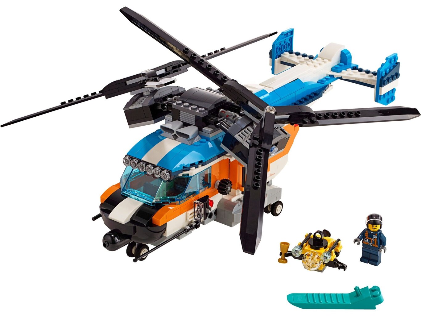 31096 LEGO® Creator Dubultrotoru helikopters cena un informācija | Konstruktori | 220.lv