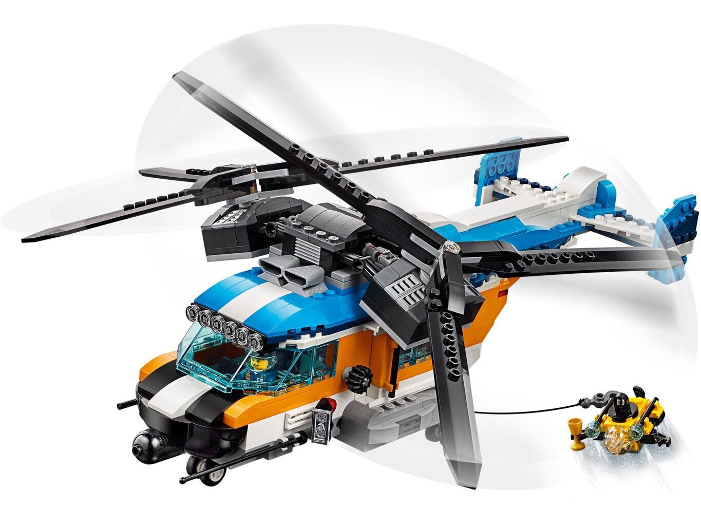 31096 LEGO® Creator Dubultrotoru helikopters cena un informācija | Konstruktori | 220.lv