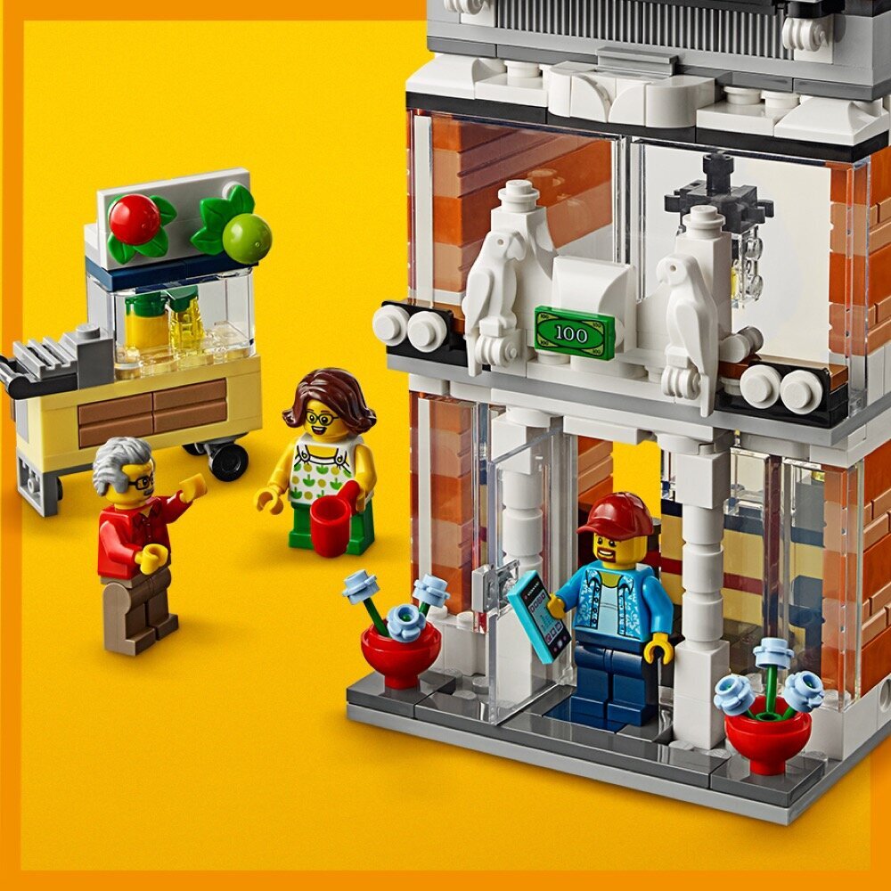 31097 LEGO® CREATOR Pilsētas nams ar zooveikalu un kafejnīcu cena un informācija | Konstruktori | 220.lv
