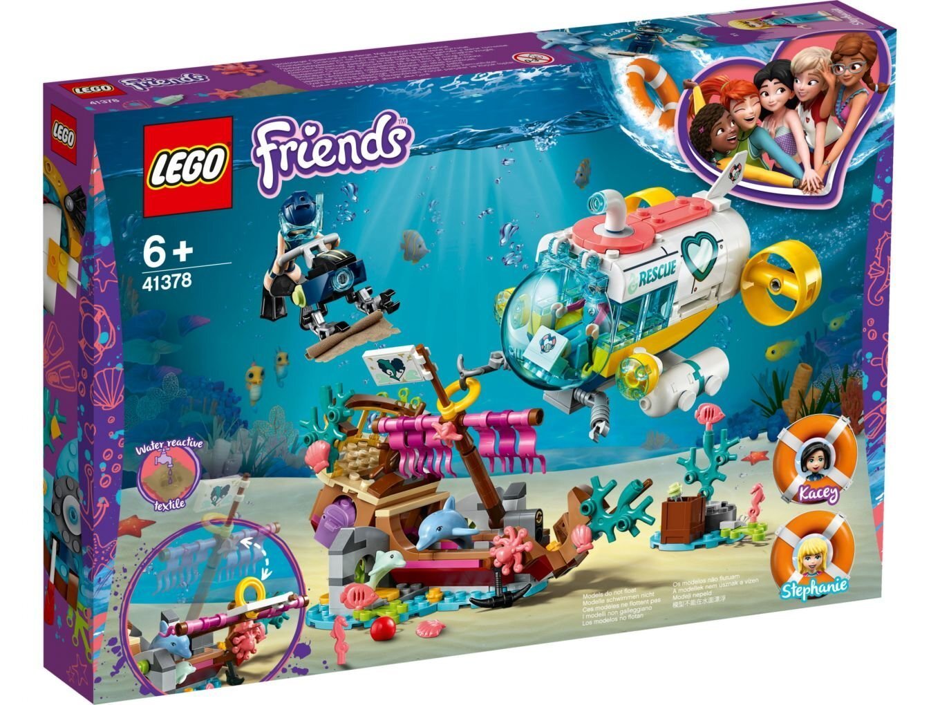 41378 LEGO® Friends Delfīnu glābšanas operācija цена и информация | Konstruktori | 220.lv