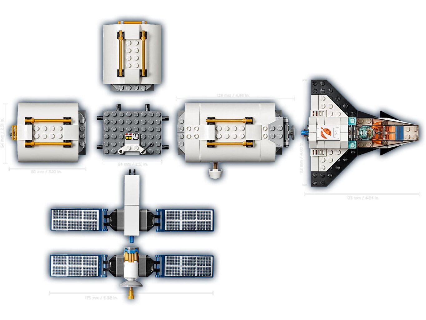 60227 LEGO® City Kosmosa stacija uz Mēness cena un informācija | Konstruktori | 220.lv