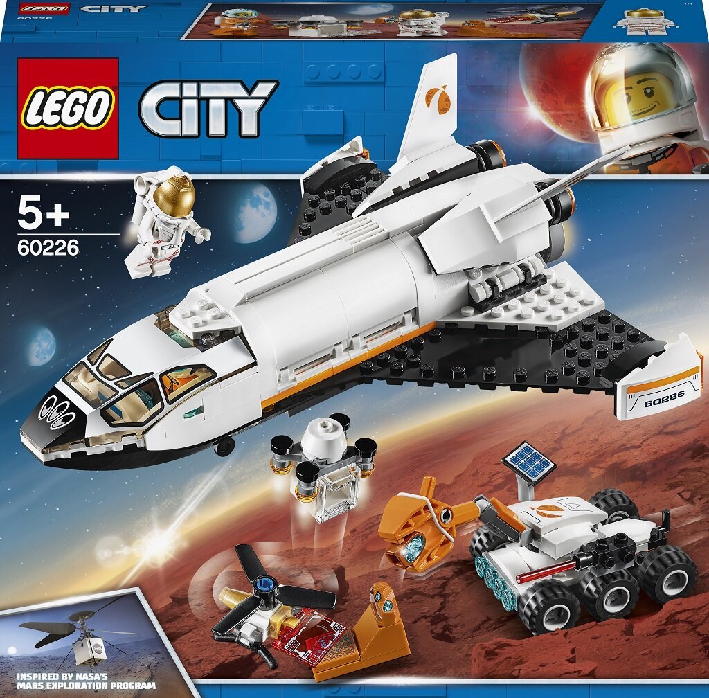 60226 LEGO® City Space Port Marsa izpētes kosmosa kuģis цена и информация | Konstruktori | 220.lv