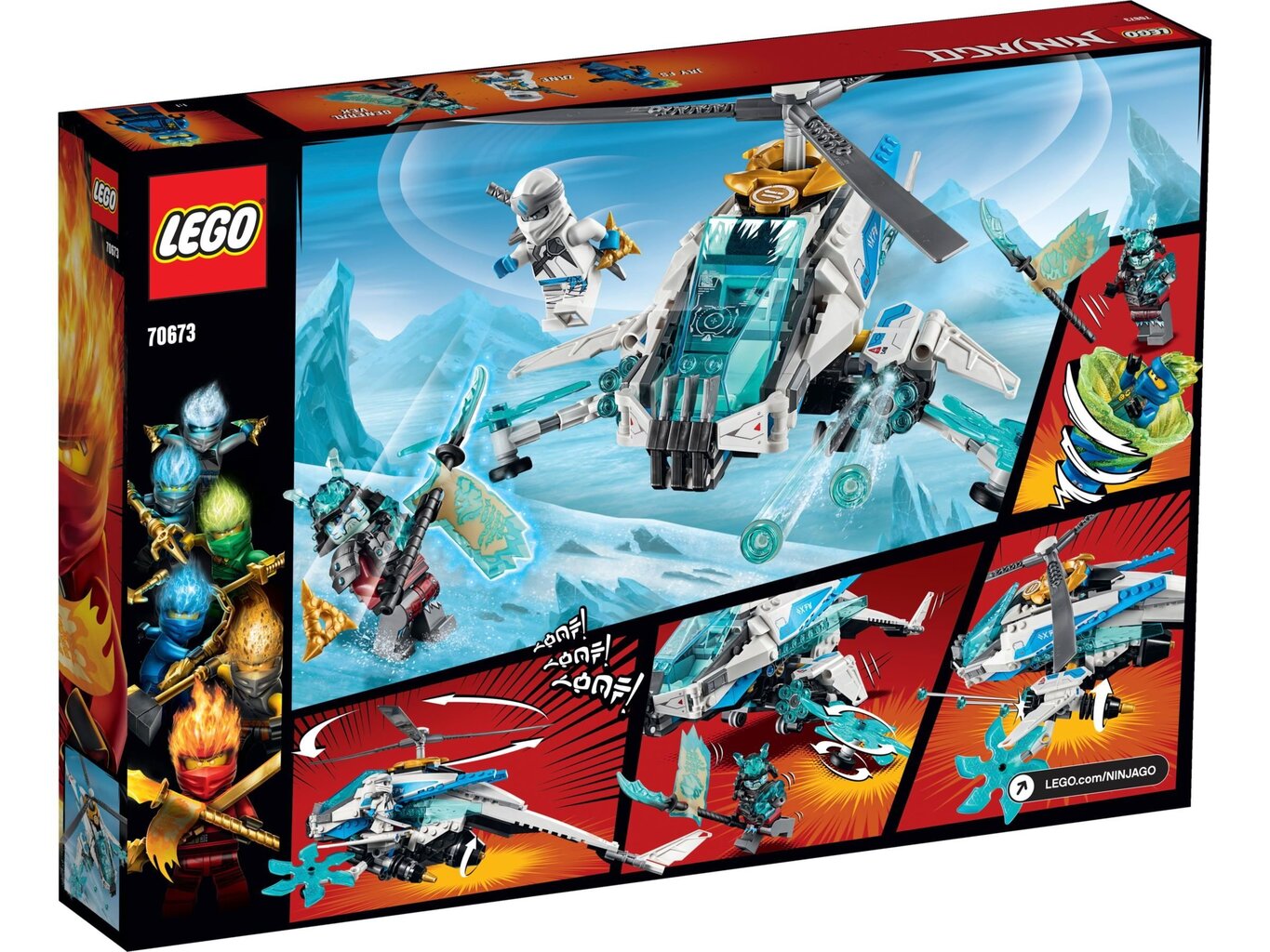 70673 LEGO® NINJAGO Asmeņkopters цена и информация | Konstruktori | 220.lv